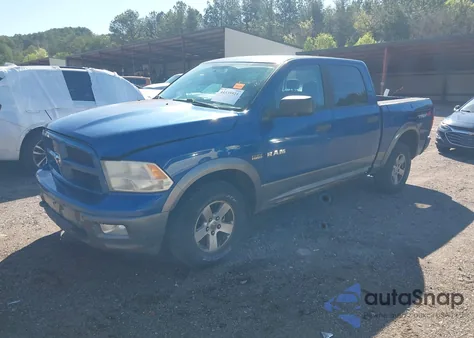 2010 Dodge Ram 1500 Slt/Sport/Trx из США, поврежденный, VIN 1D7RV1CT4AS167770